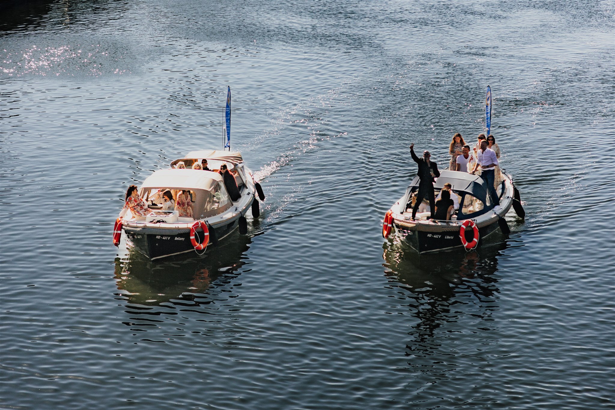 Von Lennox JGA Heidelberg auf zwei Boote gleichzeitig möglich.